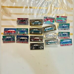 Lot Of 17 Badges Pins USSR Soviet-era cars MAZ VAZ ZIS ZHIGULI MOSKVICH ZAPOROZH